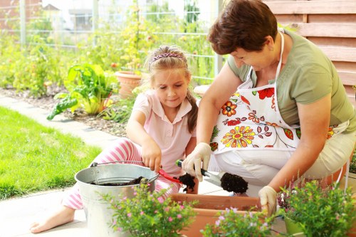 Seasonal garden cleanup for a home in Yiewsley